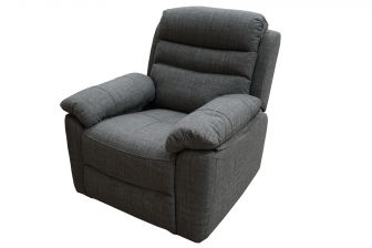 Genoa Grey Recliner Armchair