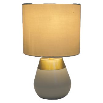 Pebble 700944 White & Gold Table Lamp