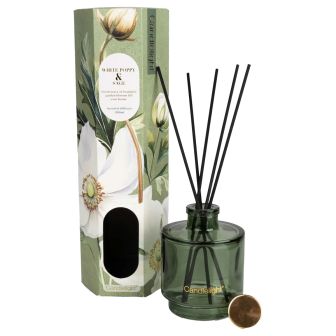 White Poppy & Sage 200ml Reed Diffuser