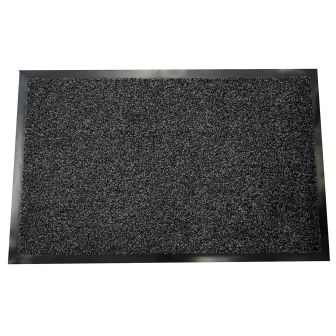 Black Barrier Door Mat 50x80cm