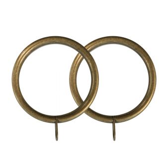 25/28mm Lesina Antique Brass Rings 8pk