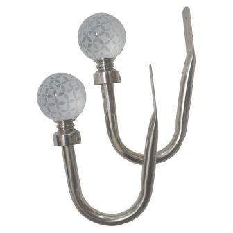 28MM Amalfi Stainless Holdback Pair
