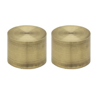 28mm Finial Antique Brass Pair