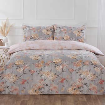 Arabella Grey Cotton Rich Duvet Set