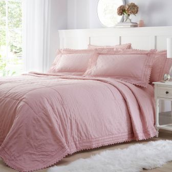 Balmoral Pink Bedspread