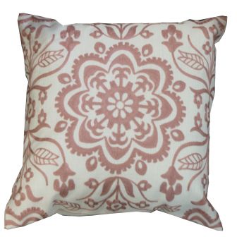 Ankara Blush Filled Cushion