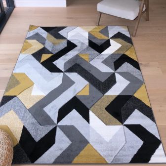 Boston Arrow Ochre Rug