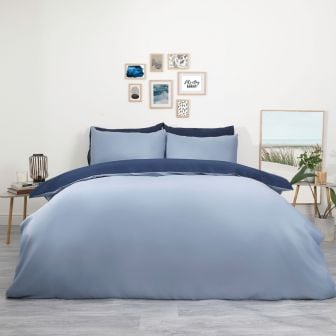 Oxford Navy & Blue Duvet Set