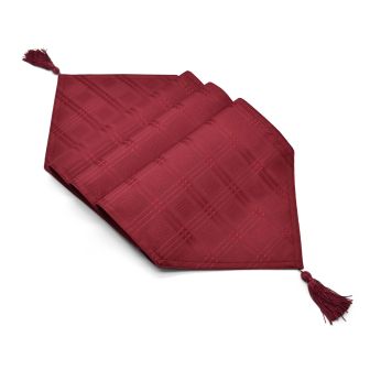 Hampton Burgundy Table Runner