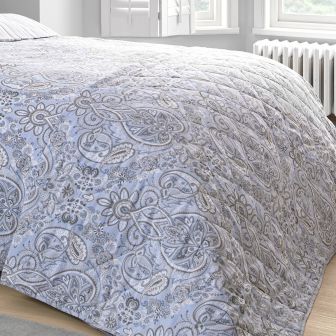 Camille Blue Bedspread
