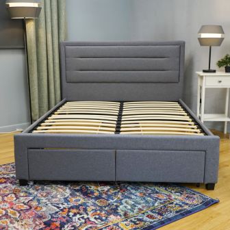 Caren Grey Bed Frame