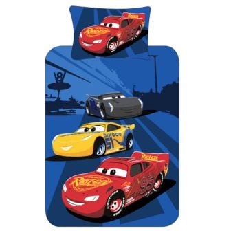 Cars On The Road Navy Cotton Rich Duvet Cover Set