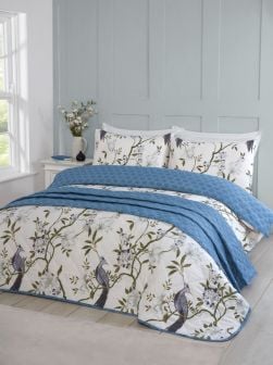 Paradise Blue Bedspread 