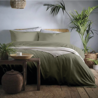Cassia Green Duvet Set