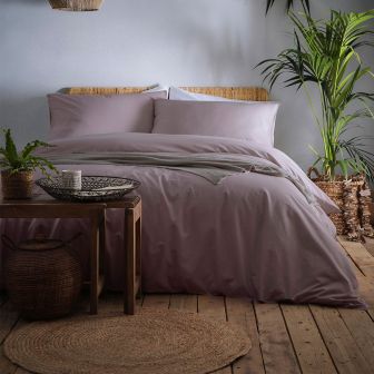 Cassia Heather 100% Cotton Duvet Set