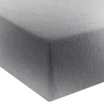 Flannelette Charcoal Fitted Sheet