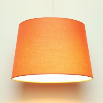 Cotton Terracotta Coral Shade