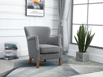 Dakota Grey Occasion Chair