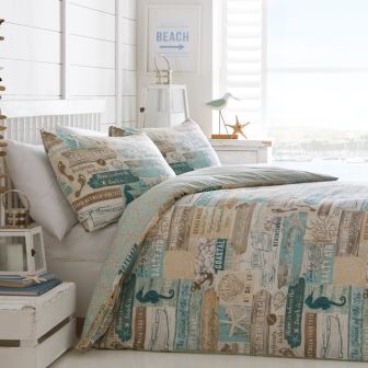 Driftwood Natural Cotton Mix Duvet Set