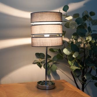 Blenheim Grey Table Lamp