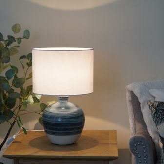 Kendal Blue Table Lamp