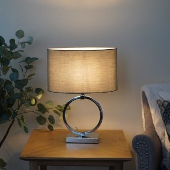 Whitney Chrome Table Lamp