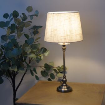 Epsom Antique Brass Table Lamp