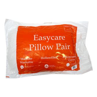 Easycare Hollowfibre Pillow Pair