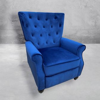 Evie Navy Recliner