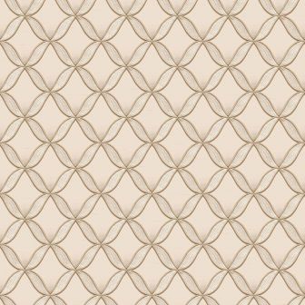 Fabric Touch Geometric Beige Wallpaper