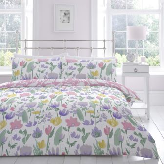 Faye Multi Cotton Rich Duvet Set