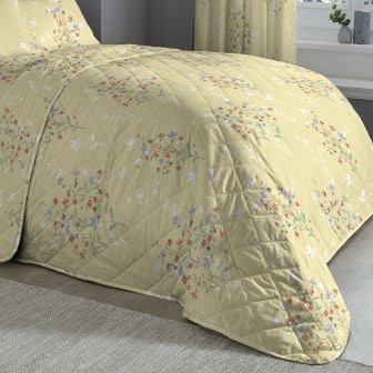 Felicity Ochre Bedspread 195x225cm
