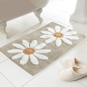 Fleur Natural Bath Mat