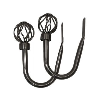 Genoa Gun Metal Hold Back Pair