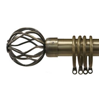 28mm Genoa Antique Brass Pole