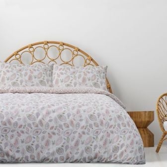 Giana Blush Cotton Rich Duvet Set 