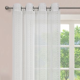 Gina Cream Eyelet Voile Panel