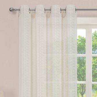 Gina Linen Eyelet Voile Panel