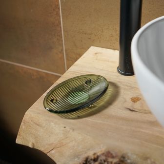 Green Soap Dish