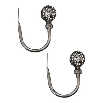 25/28mm Cairo Gun Metal Hold Back Pair