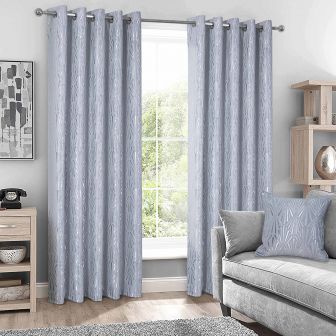 Harlequin Silver Lined Eyelet Curtains