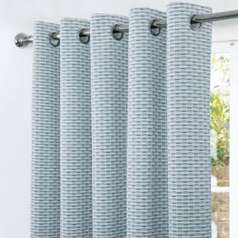 Hartford Teal Blackout Ready Made Eyelet Curtains