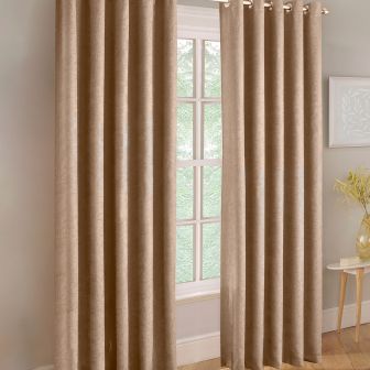 Iona Latte Eyelet Curtain