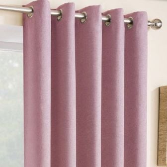 Iona Pink Single Panel Door Curtain
