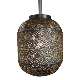 Jeddah Satin Chrome Pendant