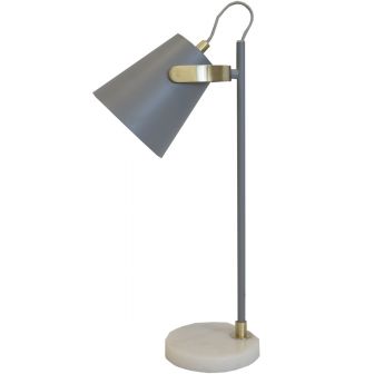 Karter Grey Desk Lamp