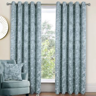 Legacy Duck Egg Ready Made Eyelet Curtains