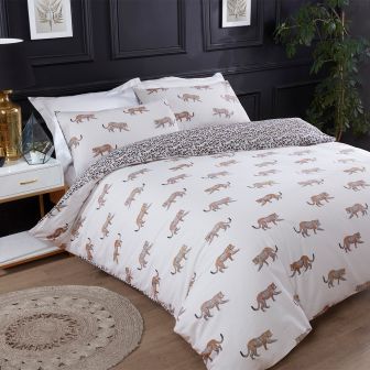 Leopard Cream Duvet Set