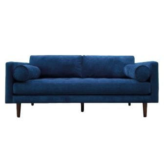 Loki Navy 2 Seater Sofa