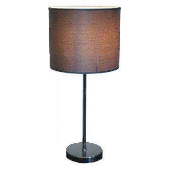 Luna Silver and Grey Table Lamp